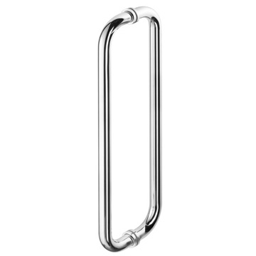 Geesa 6564 02 45 By Nameek S Nemox Collection 18 Inch Chrome Double Shower Door Handle Geesa 6564 02 45 18 Inch Chrome Double