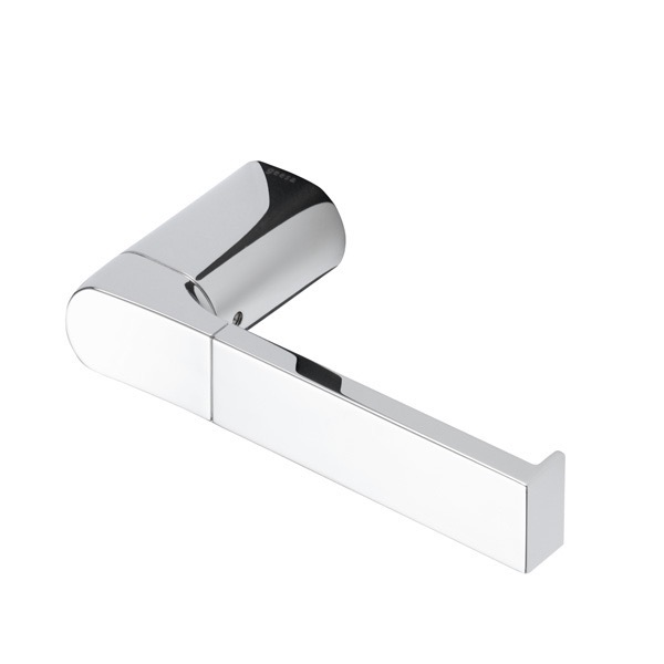Toilet Paper Holder, Geesa 4509-02, Rectangle Wall Mounted Chrome Toilet Paper Holder