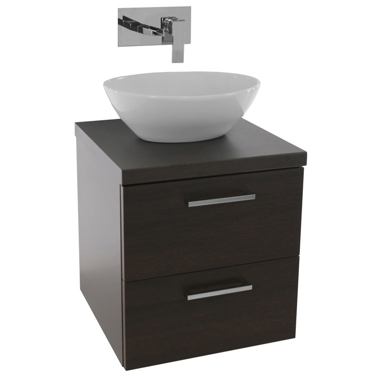Iotti An17 By Nameek S Aurora 19 Inch Wenge Small Vessel Sink Aurora 19 Inch Wenge Small Vessel Sink