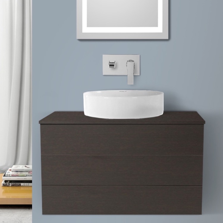 Iotti Tn98 By Nameek S Time 32 Inch Wenge Vessel Sink Bathroom