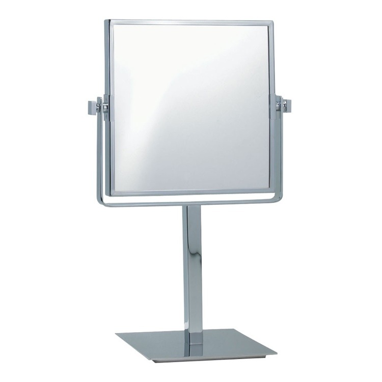 square vanity mirror with lights