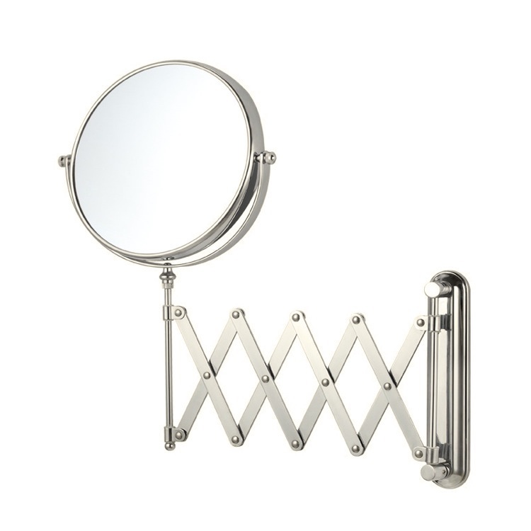 Nameeks AR7720-SNI-3x Wall Mounted Magnifying Mirror, 3x Magnification, Satin Nickel
