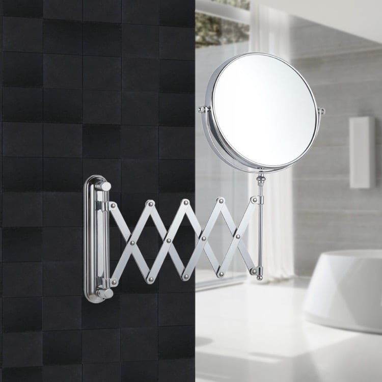 Nameeks Ar7720 By Nameek S Glimmer Double Sided Adjustable Arm 3x Shaving Mirror Thebathoutlet