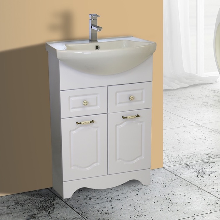 Ws Bath Collections Contea Free Standing Bathroom Sink 39 4 X35 4