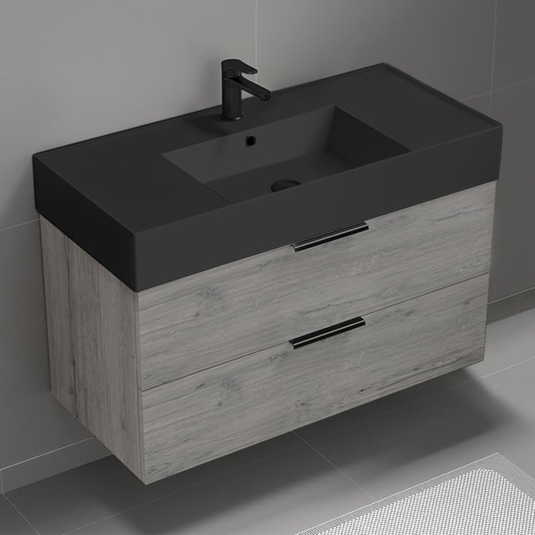 Bathroom Vanity Floating Bathroom Vanity, Modern, 40 Inch Nameeks DERIN634