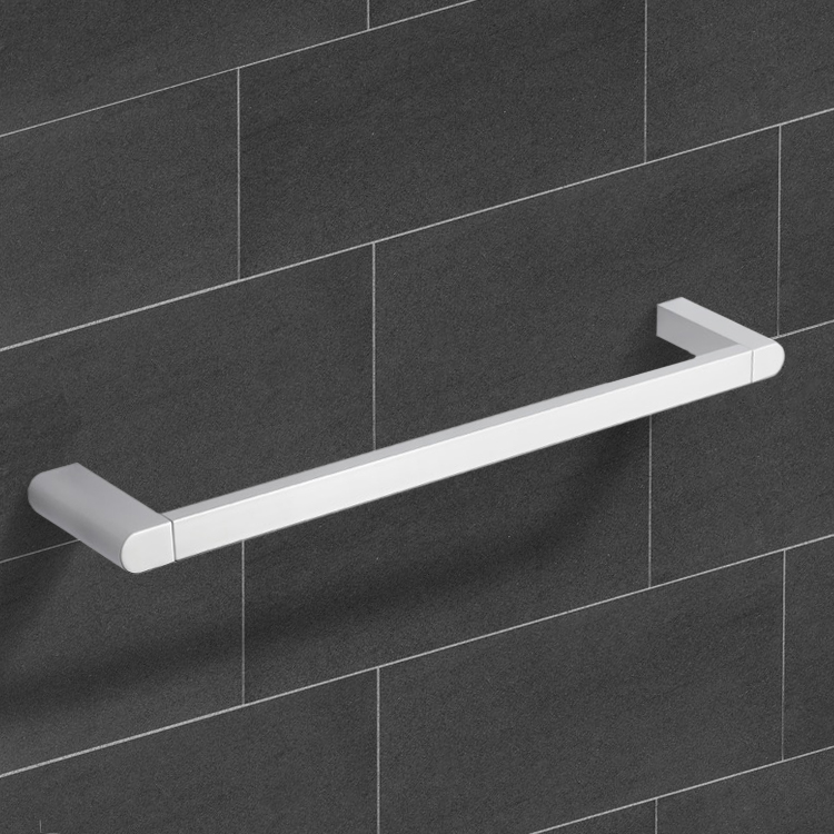 Black, 19.6 Stainless Steel Black Matte Towel Bars Wall Mount Modern Towel Holder Round,VM5