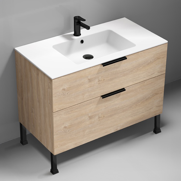 Nameeks IBIZA37 By Nameek's Ibiza 40" Bathroom Vanity, Free Standing ...