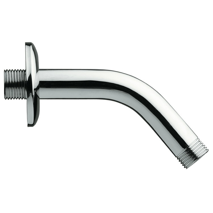 Remer 342US-CR Wall Mounted Tube Shower Arm With Wall Flange