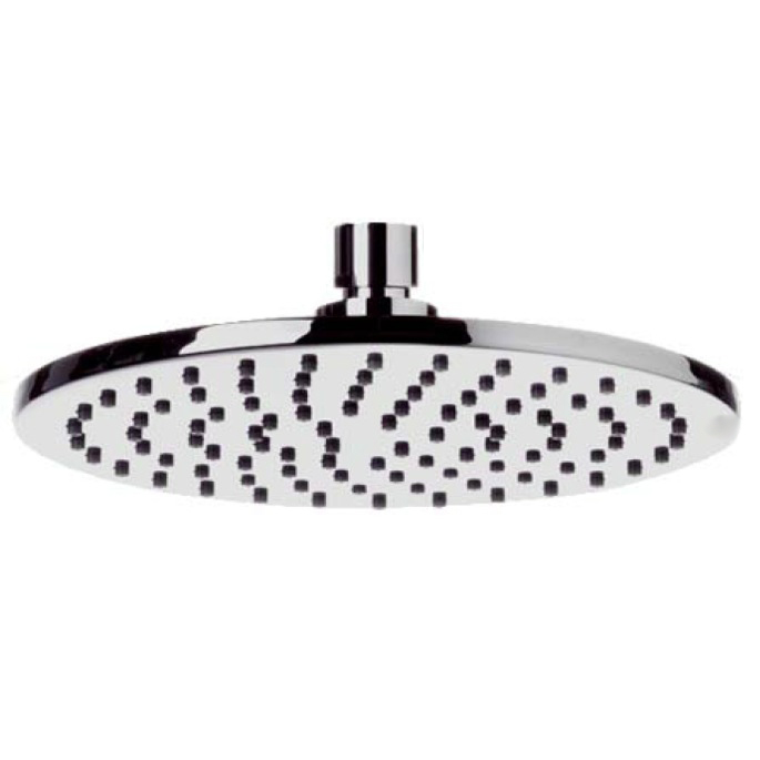 Remer 359MM20-CR 8 Inch Minimalist Flat Plated Shower Head With Jets