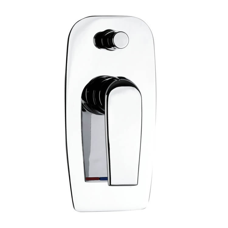 Remer A09US-CR Built-In Single Lever Tub and Shower Mixer With Pressure Balance