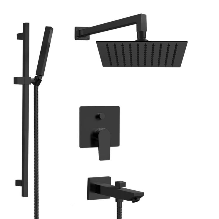 11.5 L x 10 W Remer TSR9015 Galiano Pressure Balance Tub and Shower Faucet 11.5 L x 10 W Remer TSR9015 Galiano Pressure Balance Tub and Shower Faucet