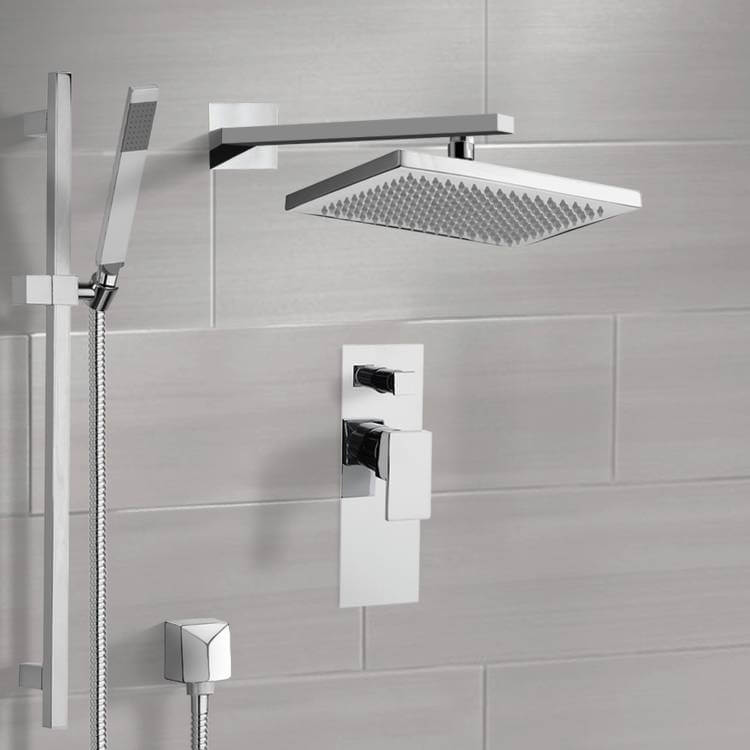 Remer Sfr7543 By Nameek S Autunno Shower System With 9 5 Rain Shower Head And Hand Shower Thebathoutlet