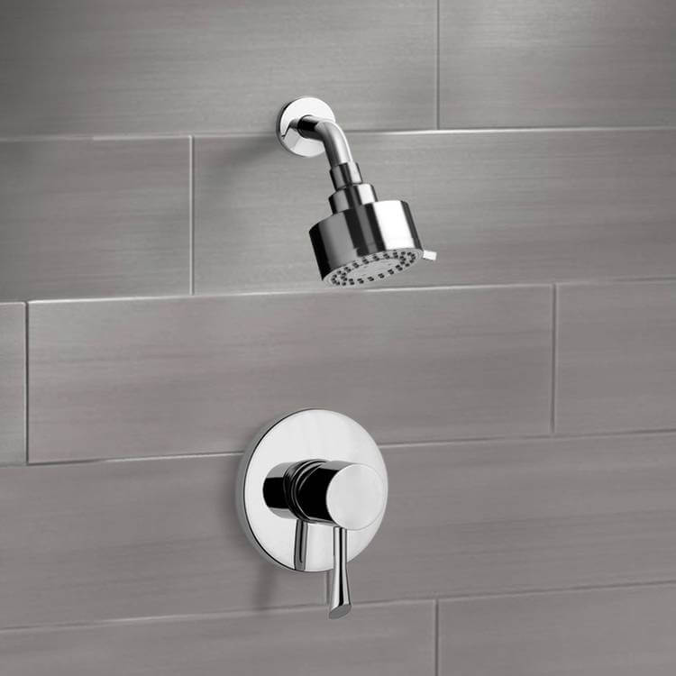 Shower Faucet, Remer SS1083, Chrome Shower Faucet Set with Multi Function Shower Head