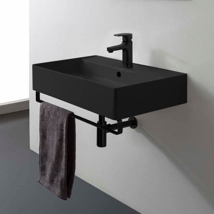 Scarabeo 8031/R-80-49-TB-BLK By Nameek's Teorema Black Ceramic