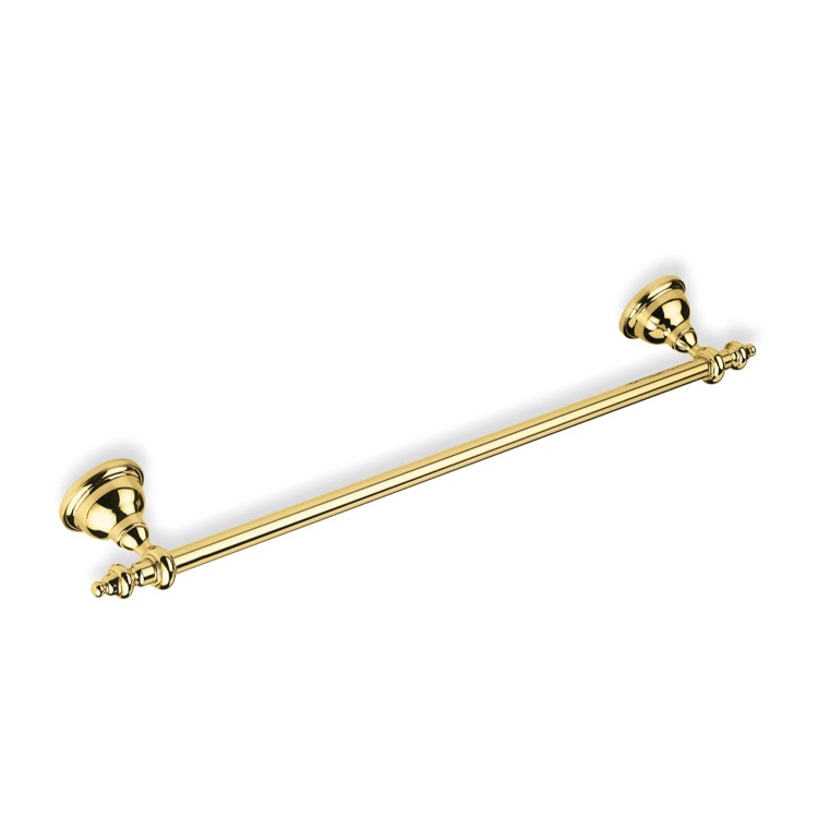 StilHaus EL05-16 Towel Bar, Gold, 24 Inch, Classic Style