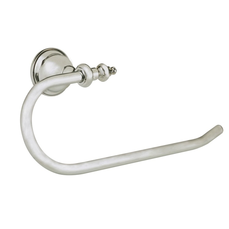 StilHaus EL07-36 Satin Nickel Classic Style Brass Towel Ring