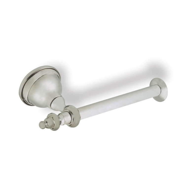 StilHaus EL11-36 Toilet Paper Holder, Satin Nickel, Classic Style