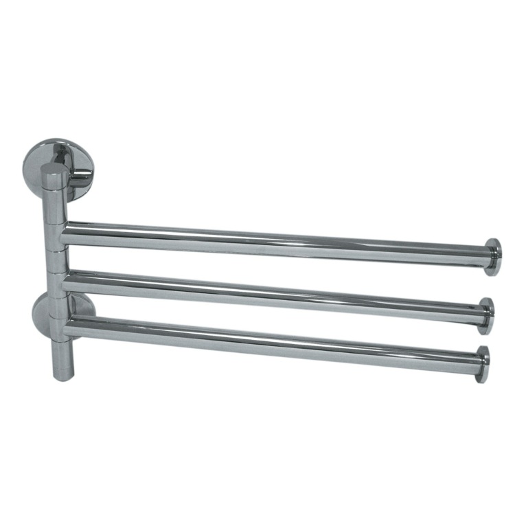 Stilhaus Me16 3 By Nameek S Fluyd Wall Mounted Br Triple Arm Swivel Towel Bar Stilhaus Me16 3 Wall Mounted Br Triple Arm