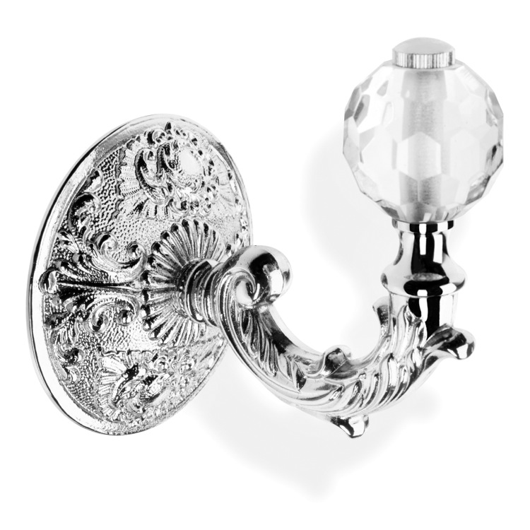 StilHaus NT13V-08 Decorative Wall Mounted Bathroom Hook with Crystal Ball