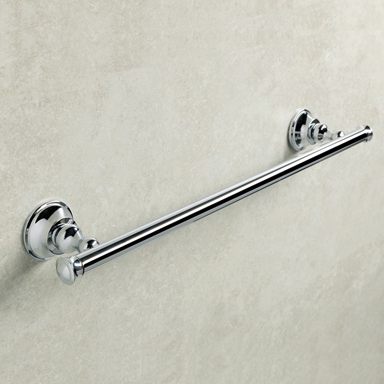 StilHaus SM45-08 Towel Bar, Chromed Brass, 18 Inch