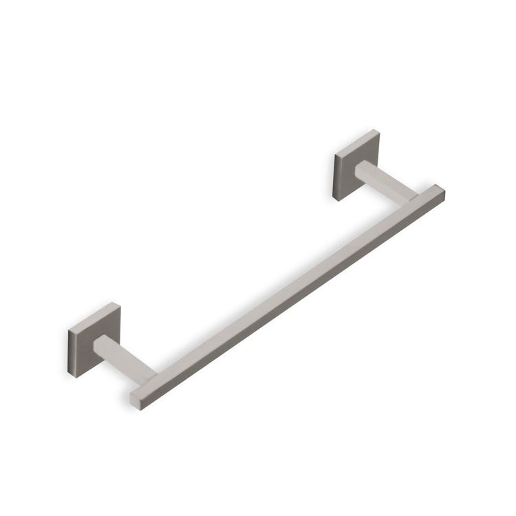 StilHaus U06-36 Towel Bar, 12 Inch, Square, Satin Nickel