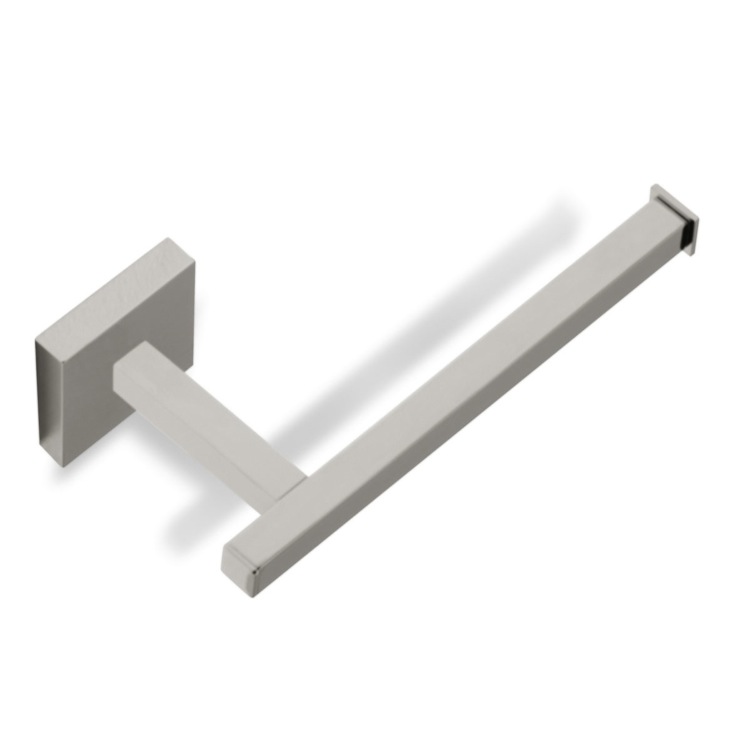 StilHaus U11-36 Toilet Paper Holder, Square, Satin Nickel