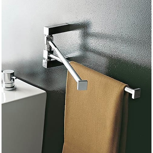 Toscuce 4519 By Nameek S Eden 14 Inch Polished Chrome Swivel Swivel Towel Bar Toscuce 4519 14 Inch Polished Chrome