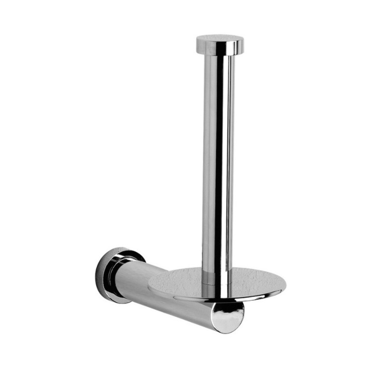 Windisch 85452-CR Toilet Roll Holder, Brass, Vertical