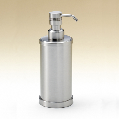 Windisch 90408-CR Round Brass Countertop Soap Dispenser