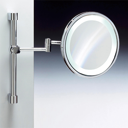 Windisch 99189 By Nameek S Fluorescent Mirrors Wall Mounted Round Makeup Mirror Windisch 99189 Wall Mounted Round Lighted 3x Or 5x Chrome Gold