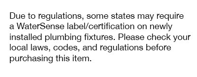 WaterSense Certified