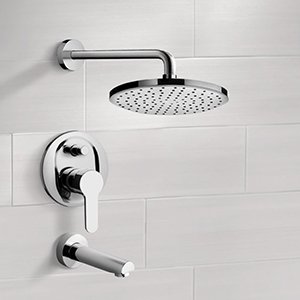 Rain Tub and Shower Faucets