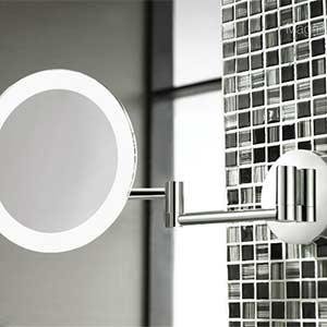 Chrome Makeup Mirrors