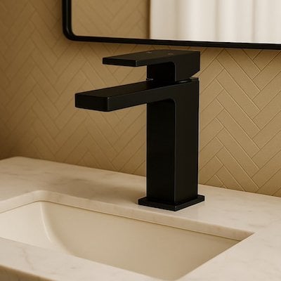 Black Bathroom Sink Faucets