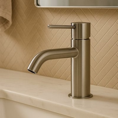 Brushed Nickel Bathroom Sink Faucets