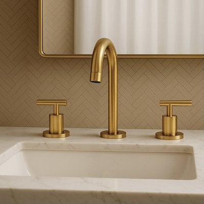 Gold Bathroom Sink Faucets
