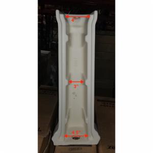 Nameeks 030200-Ped-One Hole Cerastyle 23-2/3" Ceramic