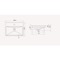 Wall Mounted Bathroom Sink, Rectangular, White Ceramic