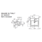 20 Inch Square Ceramic Semi-Recessed Sink