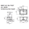 18 Inch Rectangular Ceramic Undermount Sink