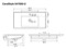 Rectangular White Ceramic Wall Mount or Drop In Bathroom Sink