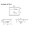 Wall Mount Sink - Modern, Rectangular, 18