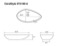 Oval-Shaped White Ceramic Vessel Sink