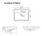 Rectangle White Ceramic Wall Mounted or Drop In Sink