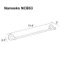 Towel Bar, 13 Inch, Modern, Matte Black