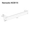 Towel Bar, 18 Inch, Modern, Chrome