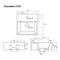 Wall Mount Sink - Small, Modern, Square, 12
